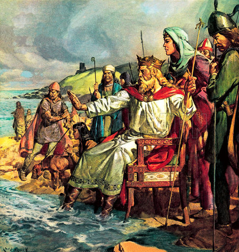 King Canute Defies the Waves